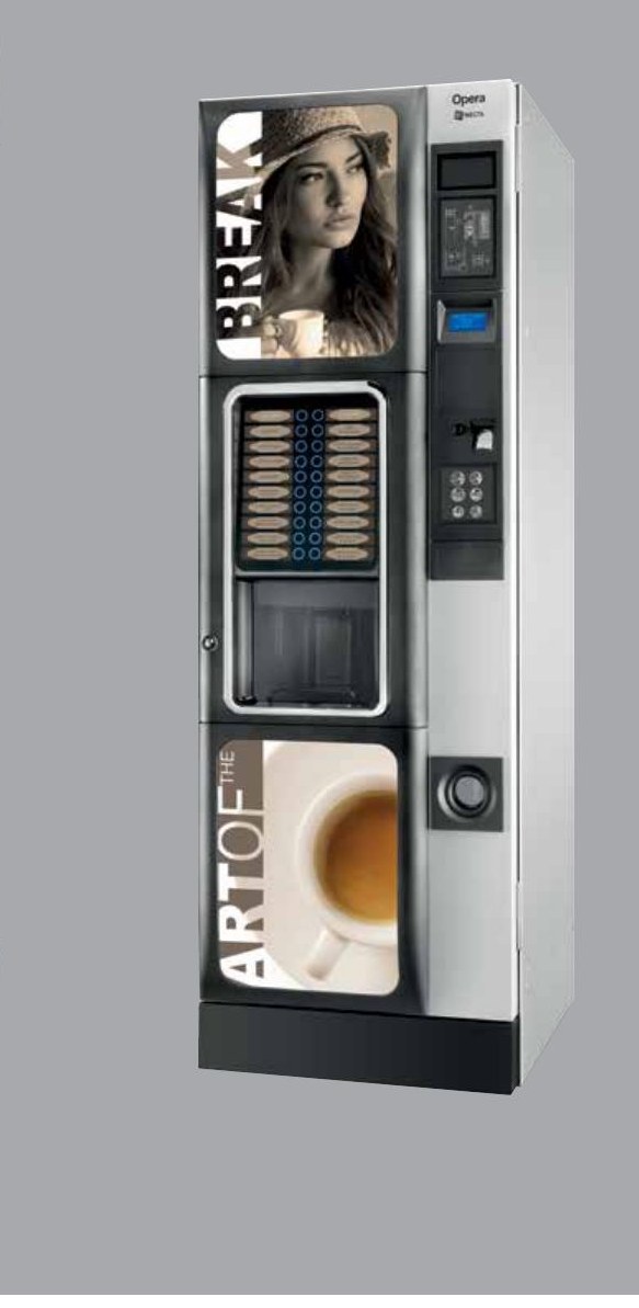 Máquina expendedora Opera de MomentoVending — vending y café para empresas